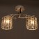 Chandelier 91286/2 E27 40W white-chrom 46x15x25 cm Bayerlux