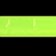 Reflective slap score, self-fixing, 3 × 40 cm, light green color