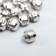 Set of decor for creativity Metal "Silver" d = 0.6 cm set 30 pcs
