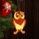 Toy on the Christmas tree "Character" Council, 9.5x7cm