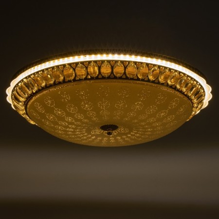 Lamp with PDU 670003N LED 80W 3 modes 3000-6000k Dimmer gold 50x50x11 cm Bayerlux-8