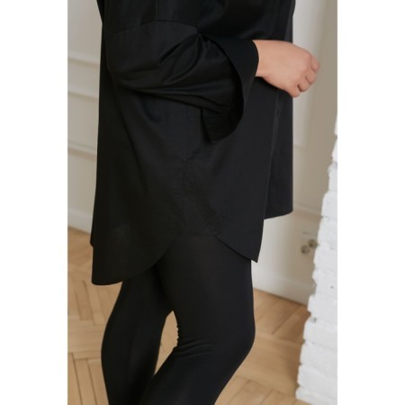 Female shirt, size 56, black color-5