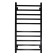 Electric towel "Sanprise" Contour P10, 500x1000 mm, universal, black