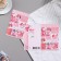 Postcard "Happy Wedding Day! Happiness for two" pink tones, 12.5x19 cm
