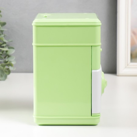 Pig a piggy bank Plastic "safe. Girafic" code castle, sound aa green 13x12x19 cm-1