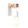 Wall lamp EVOLUCE. SL1142.501.01. Bagetti. 1x60 W, E27, 6.5x16 cm, white color, light wood