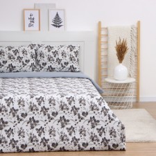Lovelife 2PP Flowers 175x215cm bedding, 200x240cm, 50x70cm-2pcs, reap, 100% p/e, 100g/m2