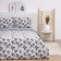 Lovelife 2PP Flowers 175x215cm bedding, 200x240cm, 50x70cm-2pcs, reap, 100% p/e, 100g/m2