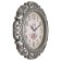 Watch Wall Interior "Classics", silent, D-40.5 cm, olive body with silver