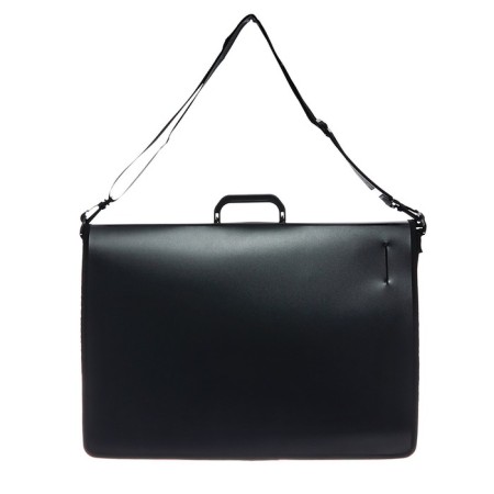 Folder with handles A3, 520 x 370 x 12mm, plastic, 2 compartments, shoulder belt, extensor 12 cm, Devente-4