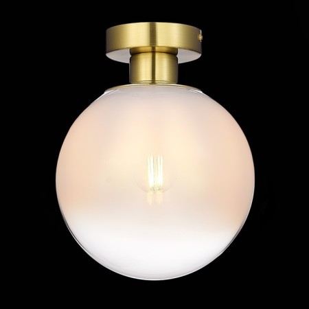 Ceiling lamp ST LUCE. SL1190.202.01. Cassius. 1x60 W, E27, 20x20x25.5 cm, golden color-1