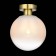 Ceiling lamp ST LUCE. SL1190.202.01. Cassius. 1x60 W, E27, 20x20x25.5 cm, golden color