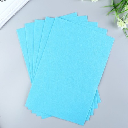 Soft felt 1 mm 20x30 cm blue-1
