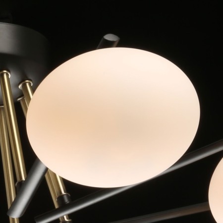 Olivia chandelier, size 74x22x74 cm, 40W 8xg9-3