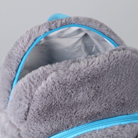 Baby plush backpack "Bunny Pushistik", 24 × 22 × 7 cm-5