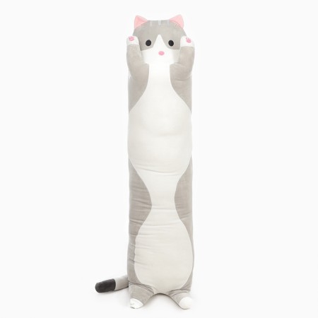 Skill of the soft toy "cat", 130 cm, color gray color-8