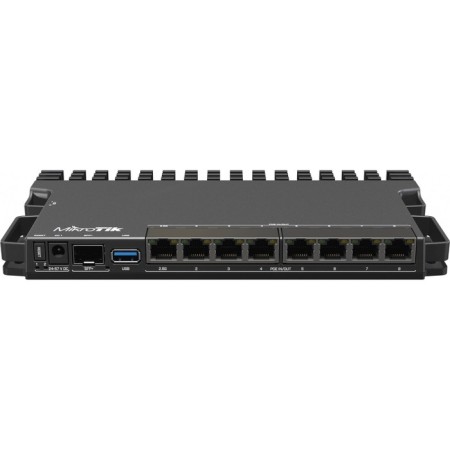 Mikrotik RB5009UPR+S+in 10/100/1000 set.: Device/fasteners/adapter black 106693-1