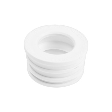 Transitional cuff Masterprof IS. 131687, D = 50 x 32 mm, for sewer pipes, heaps, white-1