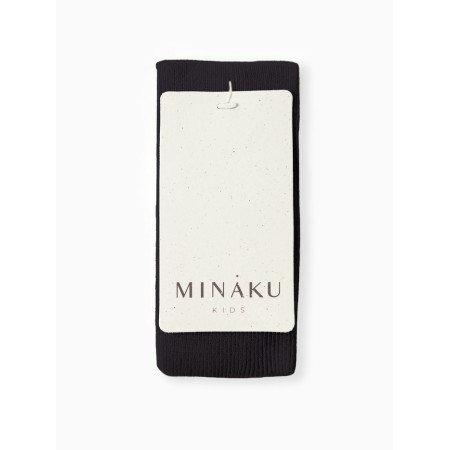 Children's tights with Minaku straps, height 62-68 cm, black-3