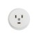 RS rosette for electric stove 40A 250V 2P+re Rexant