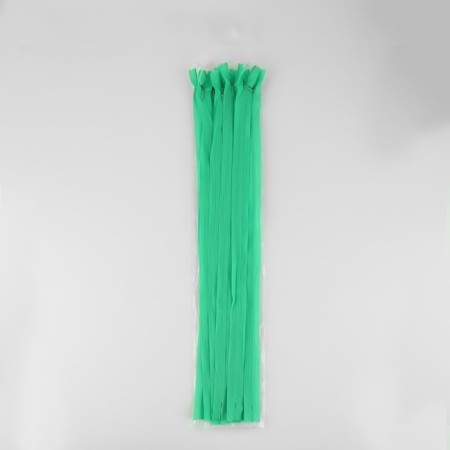 Lightning secret, No. 3, non -proceeding, castle machine, 50 cm, green color-2