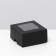 The box is folding, the lid is, with the window, black, 8 x 8 x 4 cm