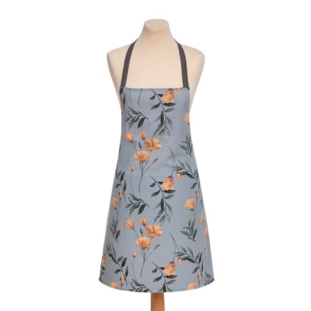 Apron Etel Yellow Poppies 60x70 cm, 100% cotton, reps 210 g/m2-4