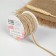 Decorative canvas braid, 6 mm, 9 ± 0.5 m, light beige/beige color