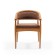 Warm Vibes lunch chair, beech frame, polyester fabric, Cinnamon color