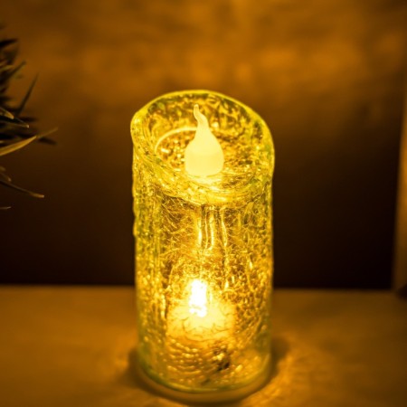 Nightmare "Blue candle" LED 1W from battery 3xlr44 5x5x16cm Risalux-4