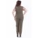 Female suit, size 56, green color
