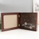 Key closed "map" 26.5x31.5 cm nut