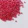Beads "Astra" 11/0, 20 g (2225 red/transparent with a color center, glossy)