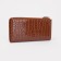 Women's wallet on the button, redhead color