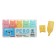 A set of markers-textbooks "animals", 5 colors, mini