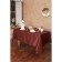 The tablecloth "Ethel" Cozy 150*220 +/- 3cm, ts. chocolate, pl. 192 g/m2, hl with VGMO