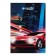 Notepad A6, 40 sheets in a cage on a clip "Auto", paper cover, mix