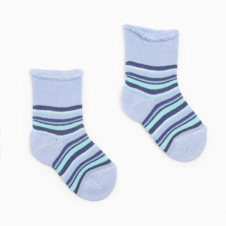 Noski children's terry, jeans color, size 14