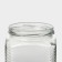 A set of glass cans with a black lid and label, TO-82, 0.39 L, 6 pcs