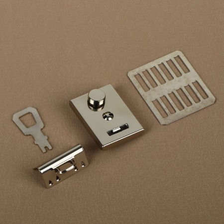 Bag Fraille, 3.5 × 2.6 cm, silver color-2