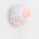 Hat for the girl "Arctic", white/pale pink color, size 48