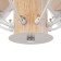 Chandelier "Irvina" 8he27 40W white 85x85x50cm