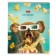 Notebook 48l Lin Learn yourself!, Obla chalk cards, rounded carcass, bl 65g/m2, mix