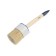 Round tundra, natural bristles, wooden handle, No. 20, 65 mm