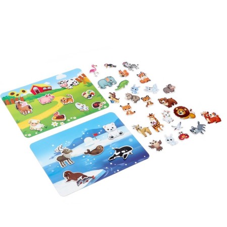 Magnetic set "Who lives where?", In the package-2