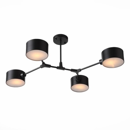 Ceiling EVOLUCE lamp. Sle183402-04. Gemento. 4x60 watts, E14, 68x71.5x32 cm, black color