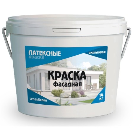 Fleer paint for internal and outdoor works "Latex paints", 14 kg, super -by