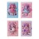 Gift notebook, A6+, 132 sheets, color block, with a curly knife, PVC cover, "anime", mix