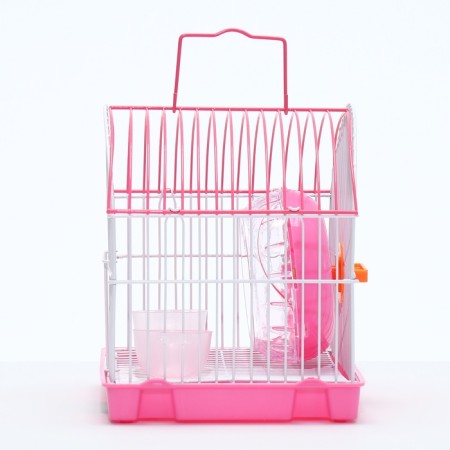 A cell for rodents equipped RT-2C, 23 x 16.5 x 20 cm, pink (packing 30 pcs)-2