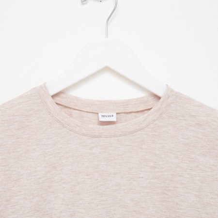Women's T-shirt Minaku Oversize Fit: color beige melange, river 54-5